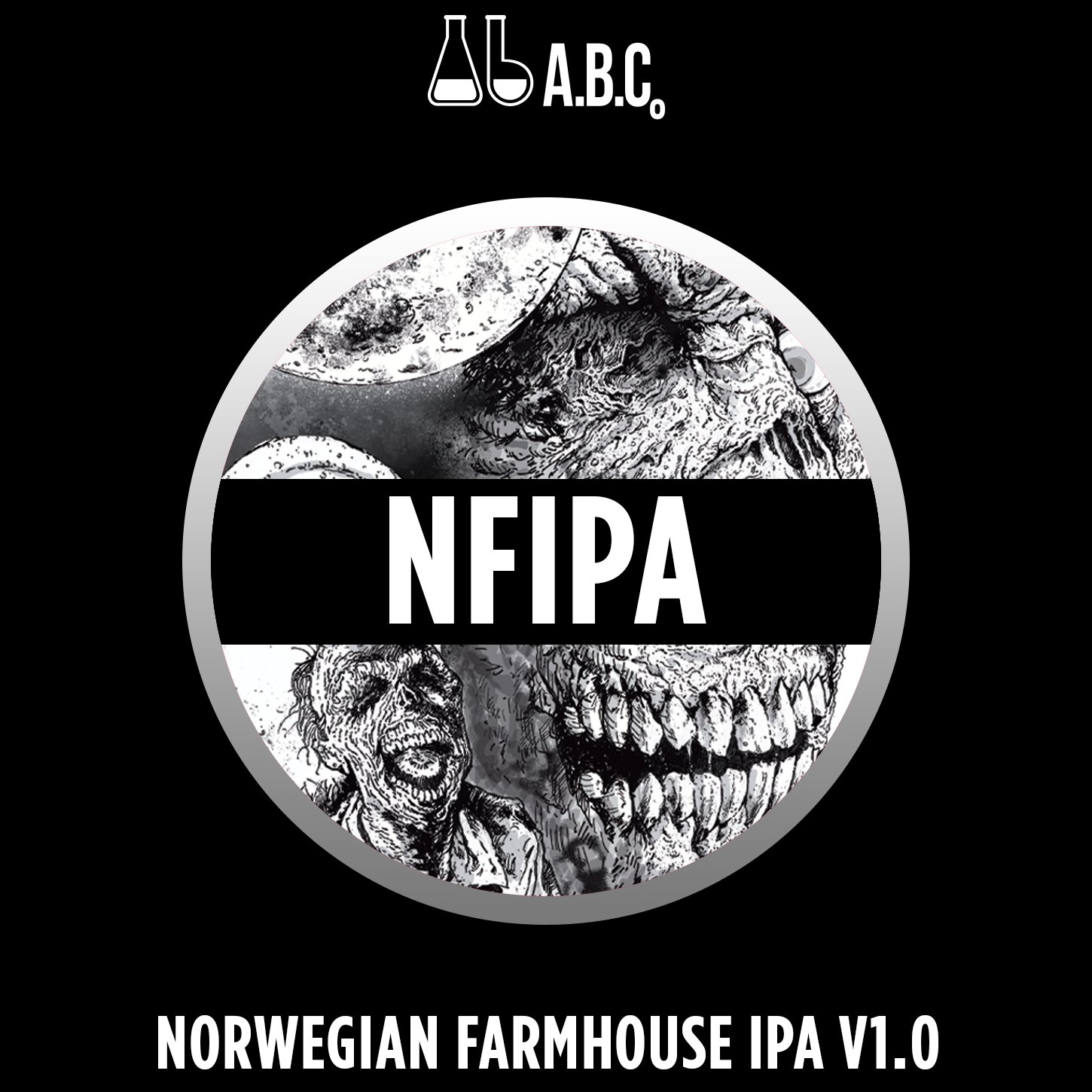 Norwegian Farmhouse IPA [Collab w/ George A. Romero Foundation: Chinook/Simcoe/Goldings/Beet Juice] (NFIPA v1.0)